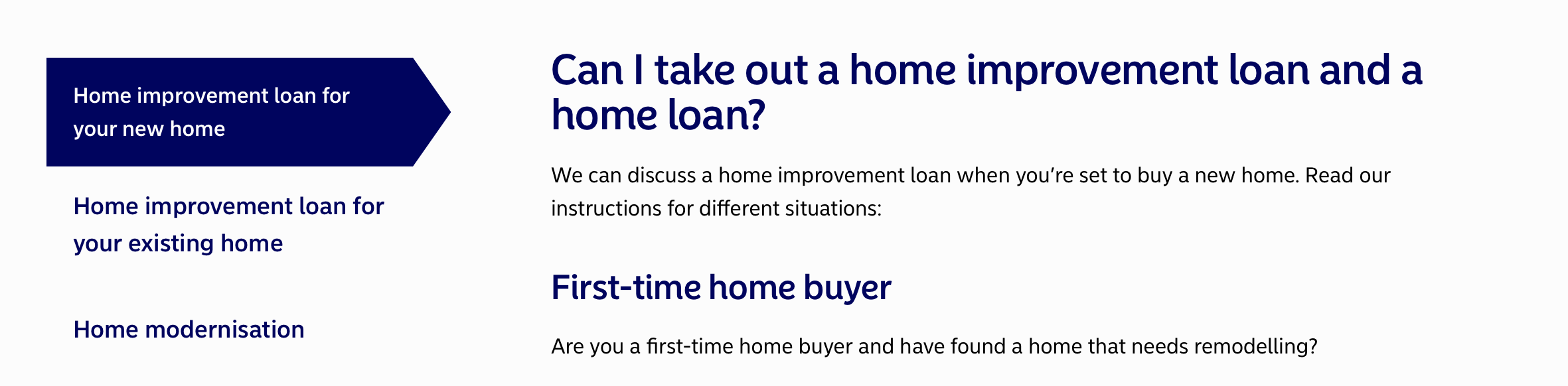 home loan